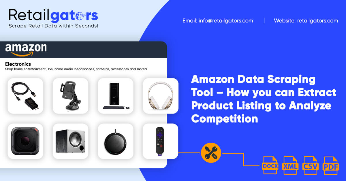 Amazon Data Scraping Tool | Scrape Amazon Product Ratings & Reviews Tool