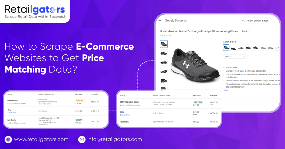 How to Scrape E-Commerce Websites to Get Price Matching Data?