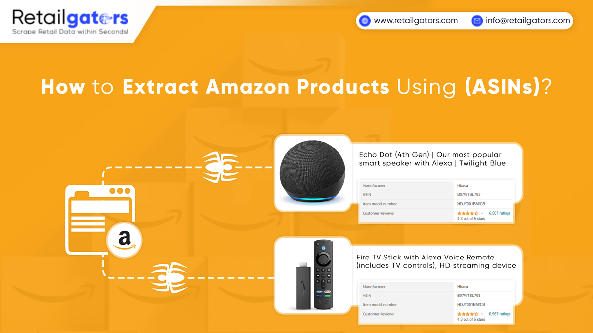 How to Extract Amazon Products Using (ASINs)?