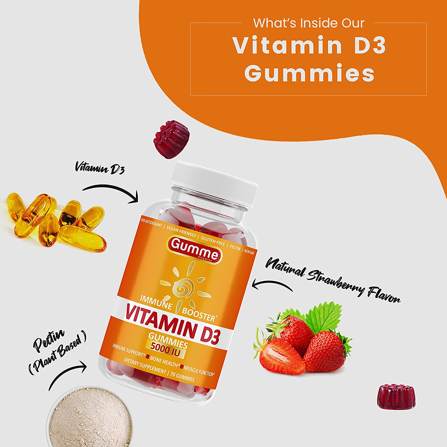 Vitamin D3 Supplement for Immune support