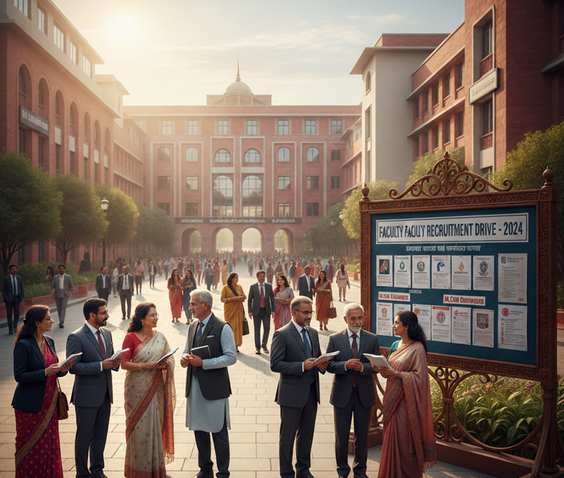 How popular are MCom colleges for top Educational faculty all over India?