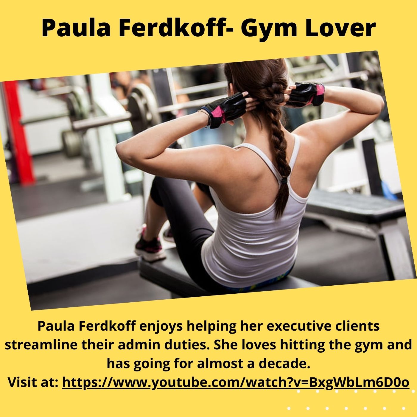 Paula Ferdkoff | Gym Lover