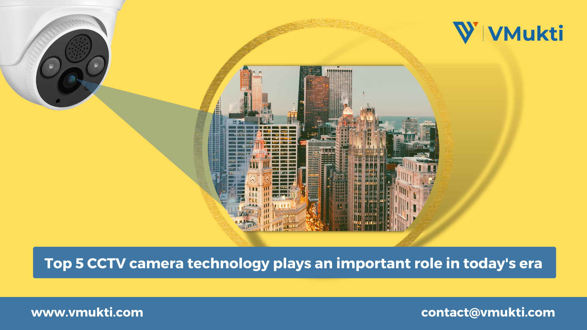 Top 5 CCTV camera technology plays an important role in today's era