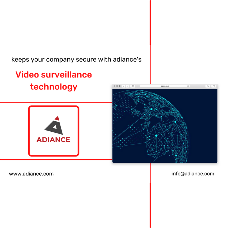 keeps your company secure with adiance's video surveillance technology