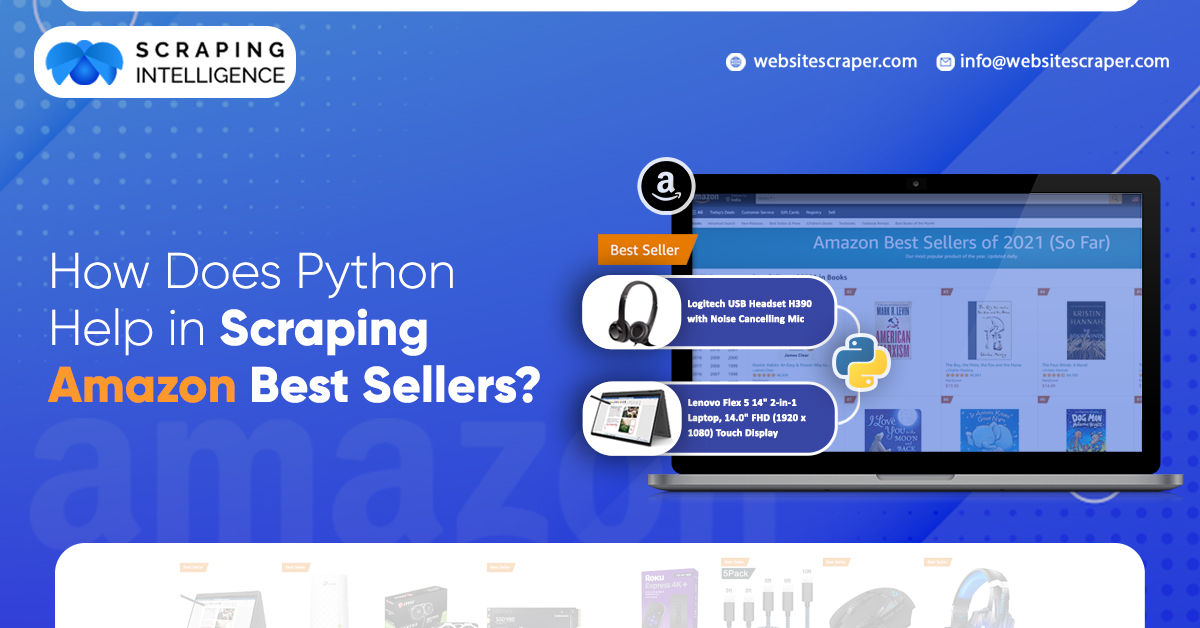 How Does Python Help in Scraping Amazon Best Sellers?