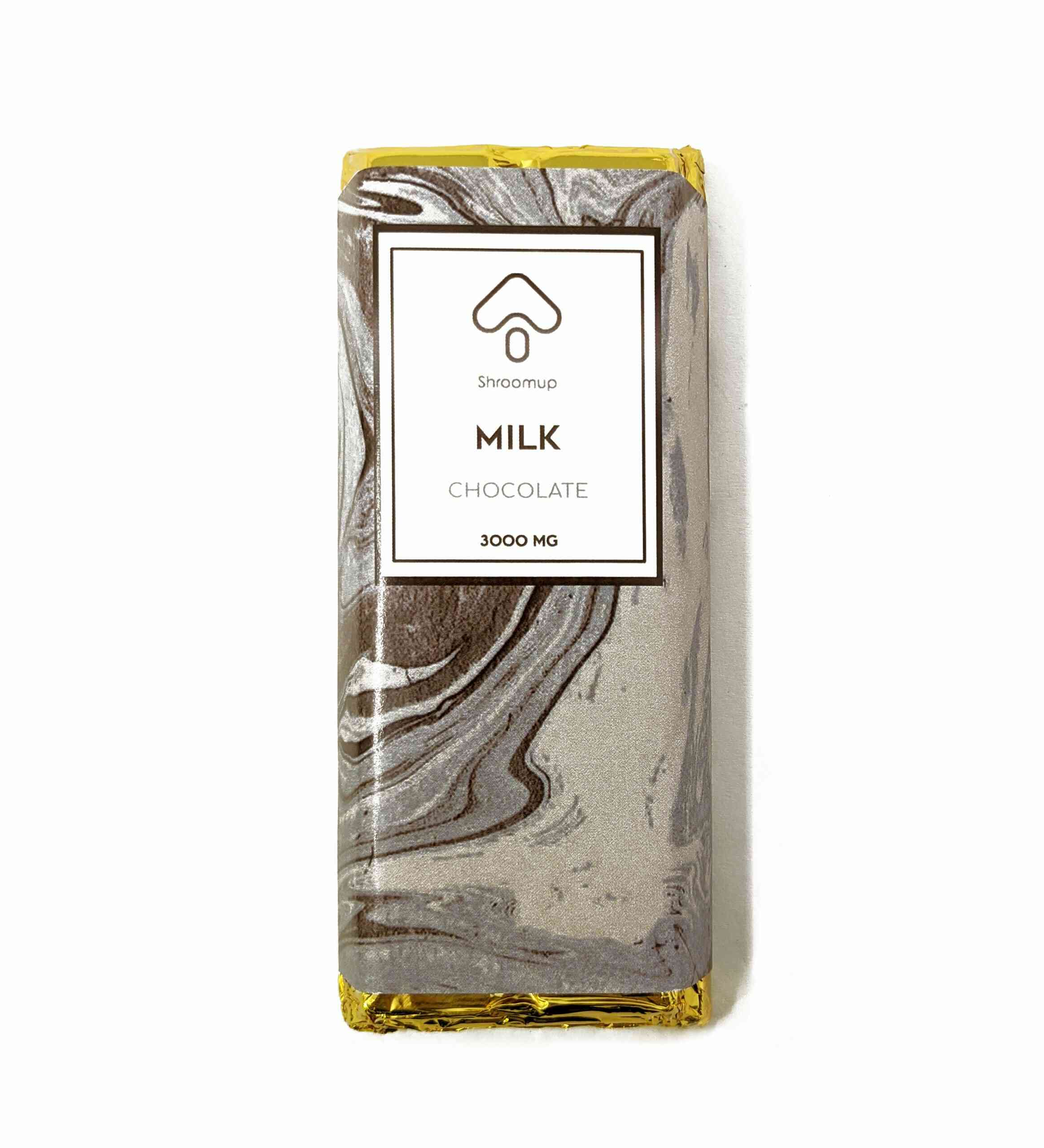 SHROOMUP - MILK CHOCOLATE BAR - 3000MG