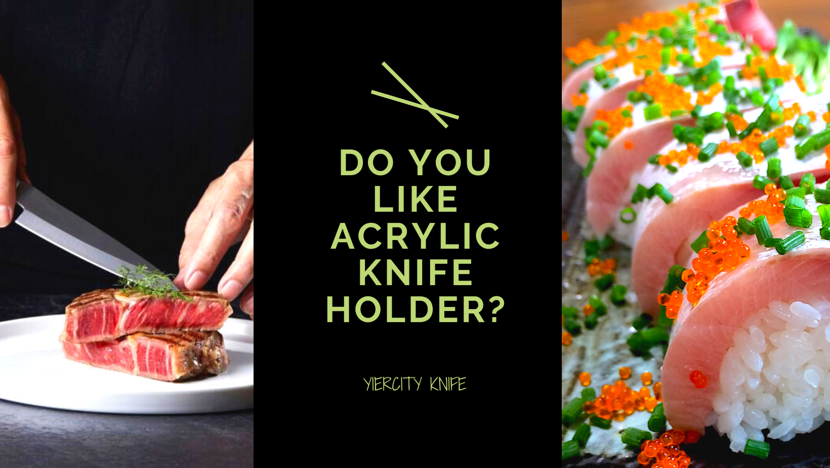 Do you like acrylic knife holder?