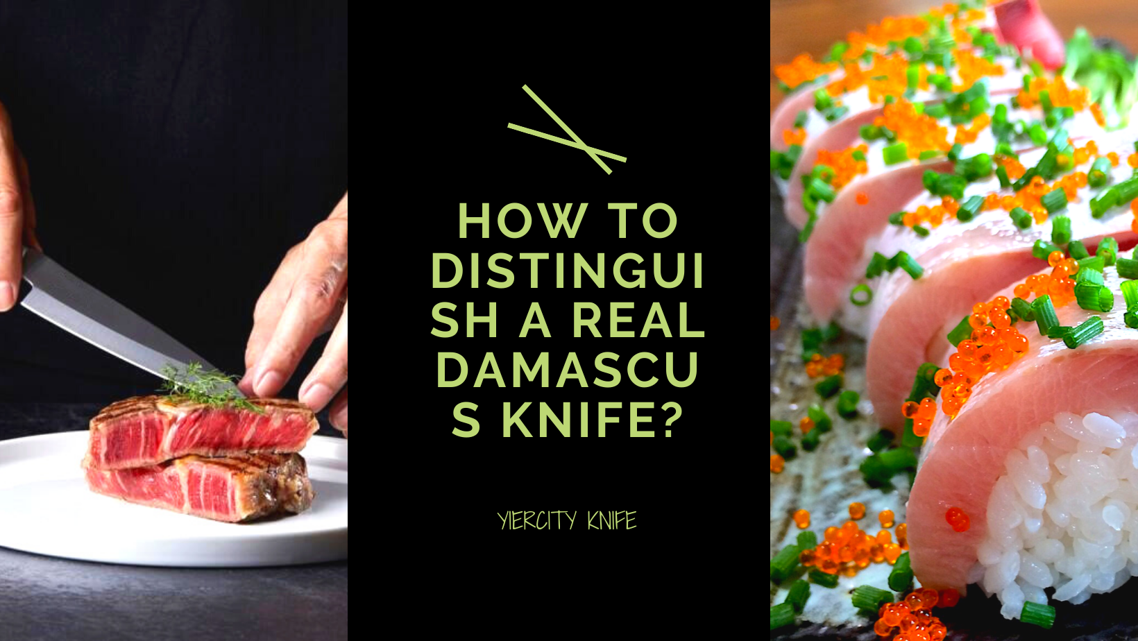 How to distinguish a real Damascus knife?