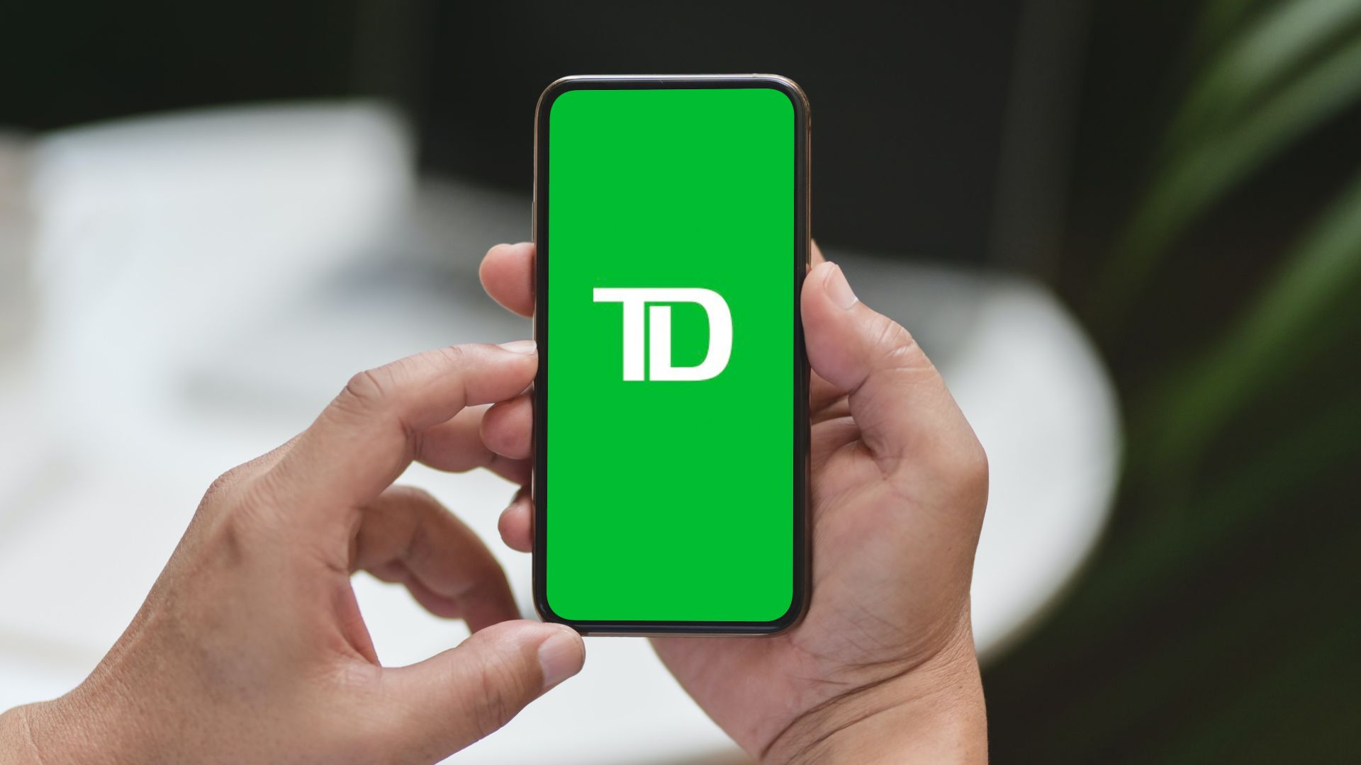 How do I change my TD Ameritrade password on the app?