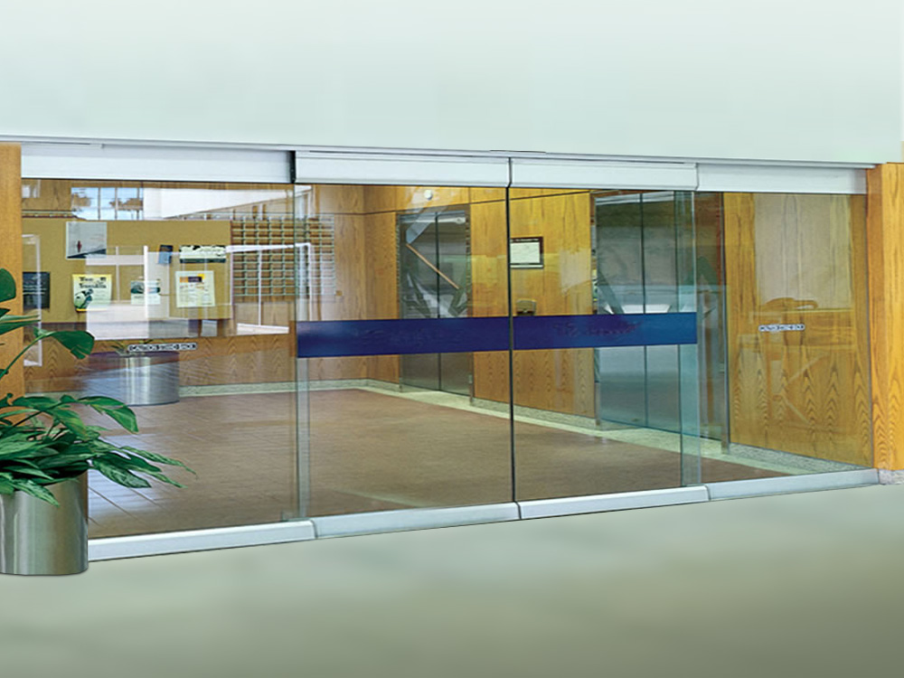 What are some of the benefits of installing automatic sliding doors?