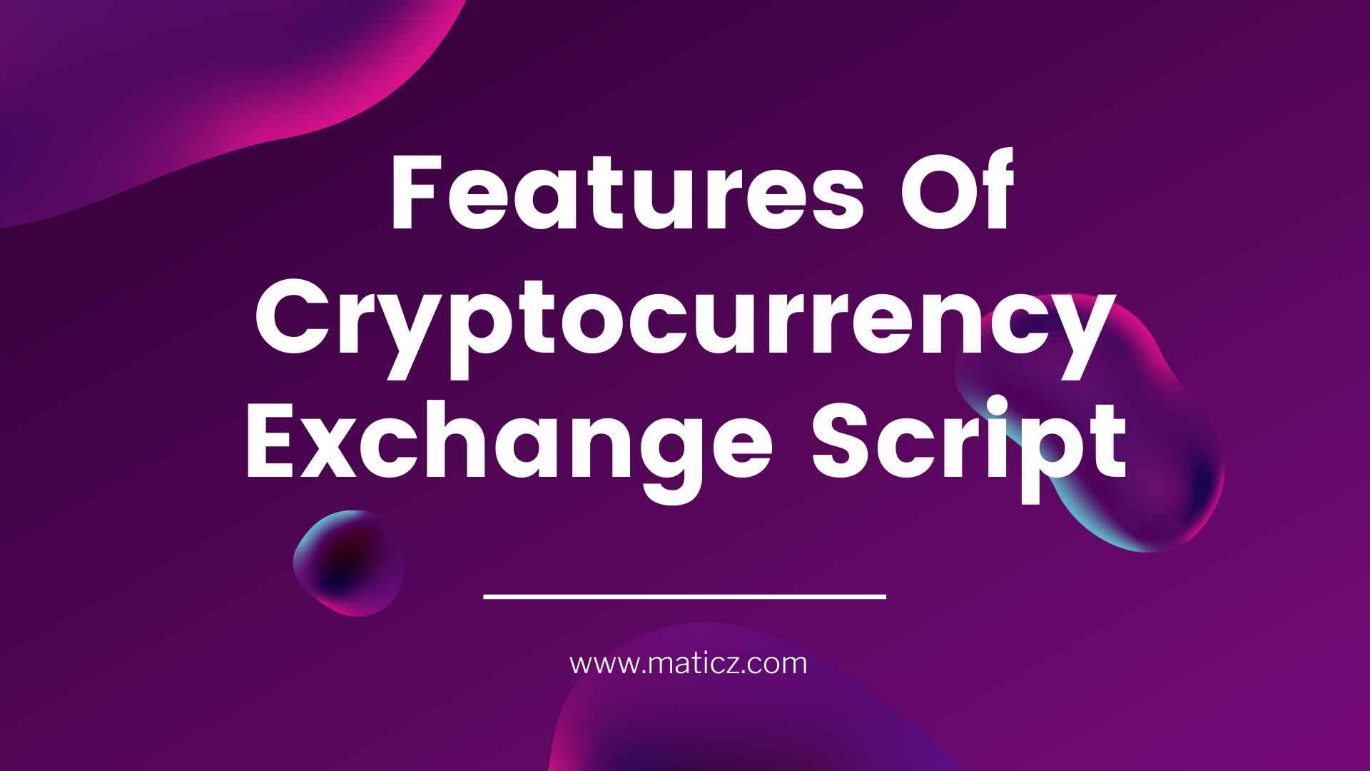 The Main Features of Cryptocurrency Exchange Script