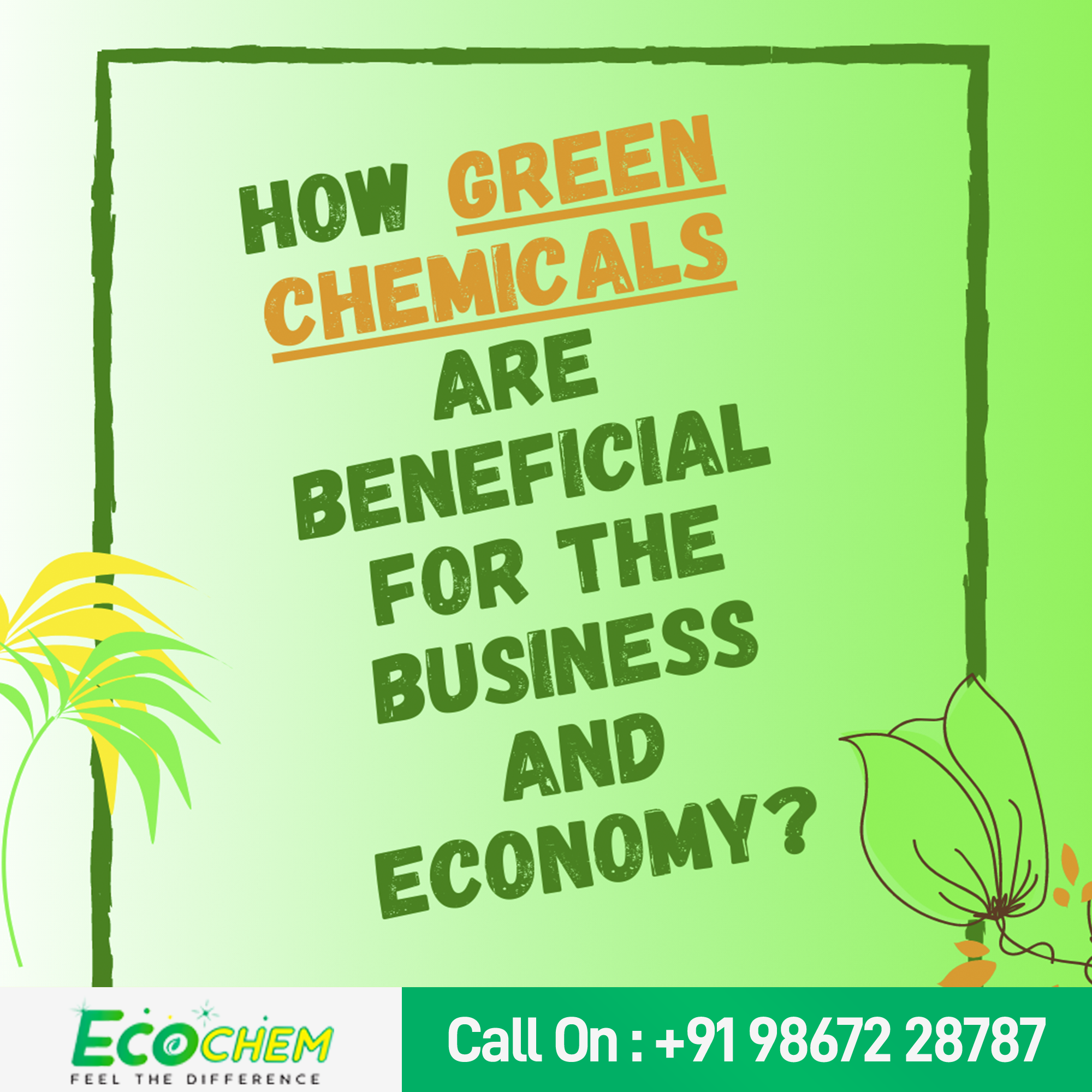 How is Ecochem Cleaning Chemicals are safe for Human beings and the Environment?
