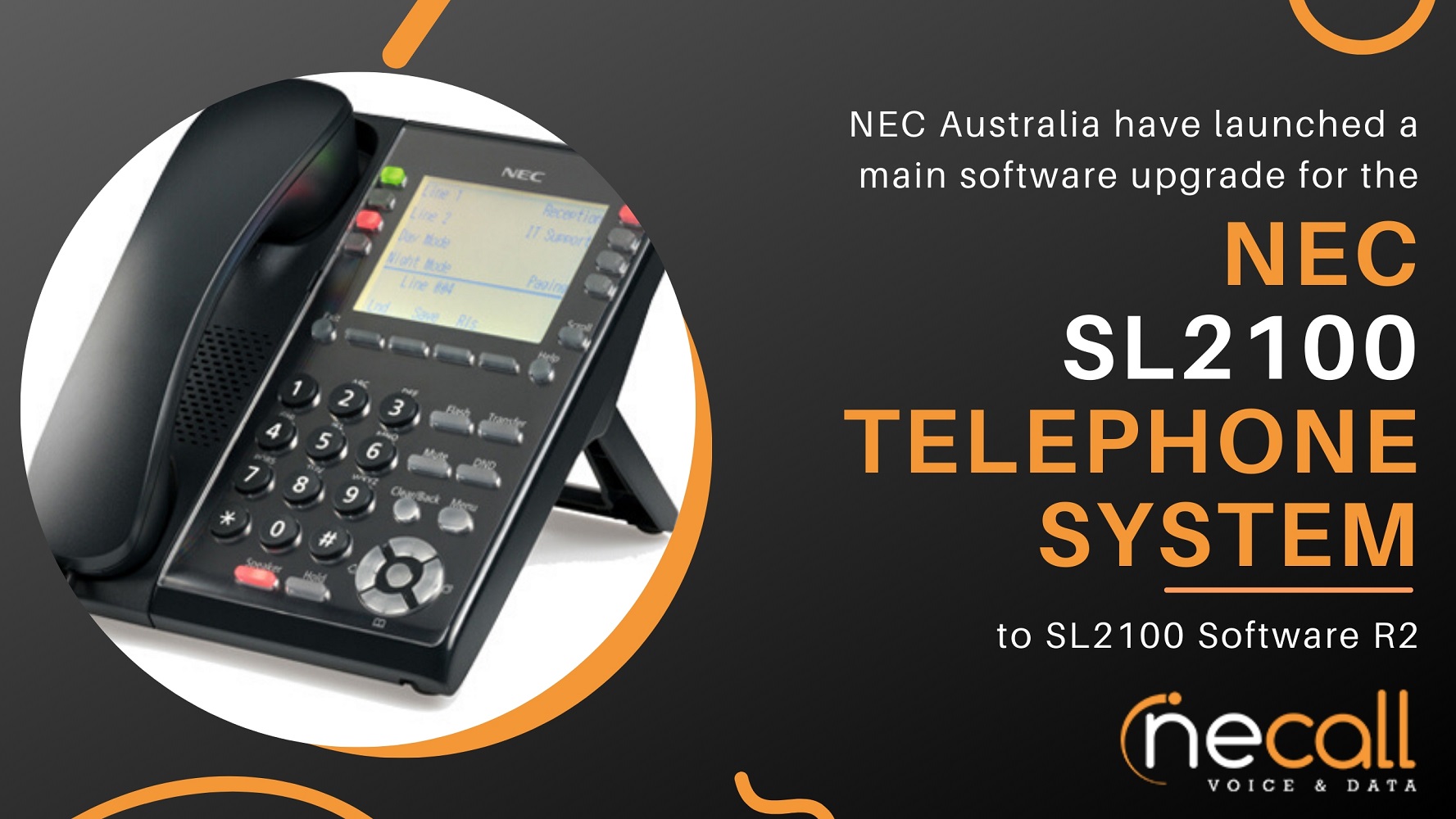 NEC SL2100 telephone system Software R2