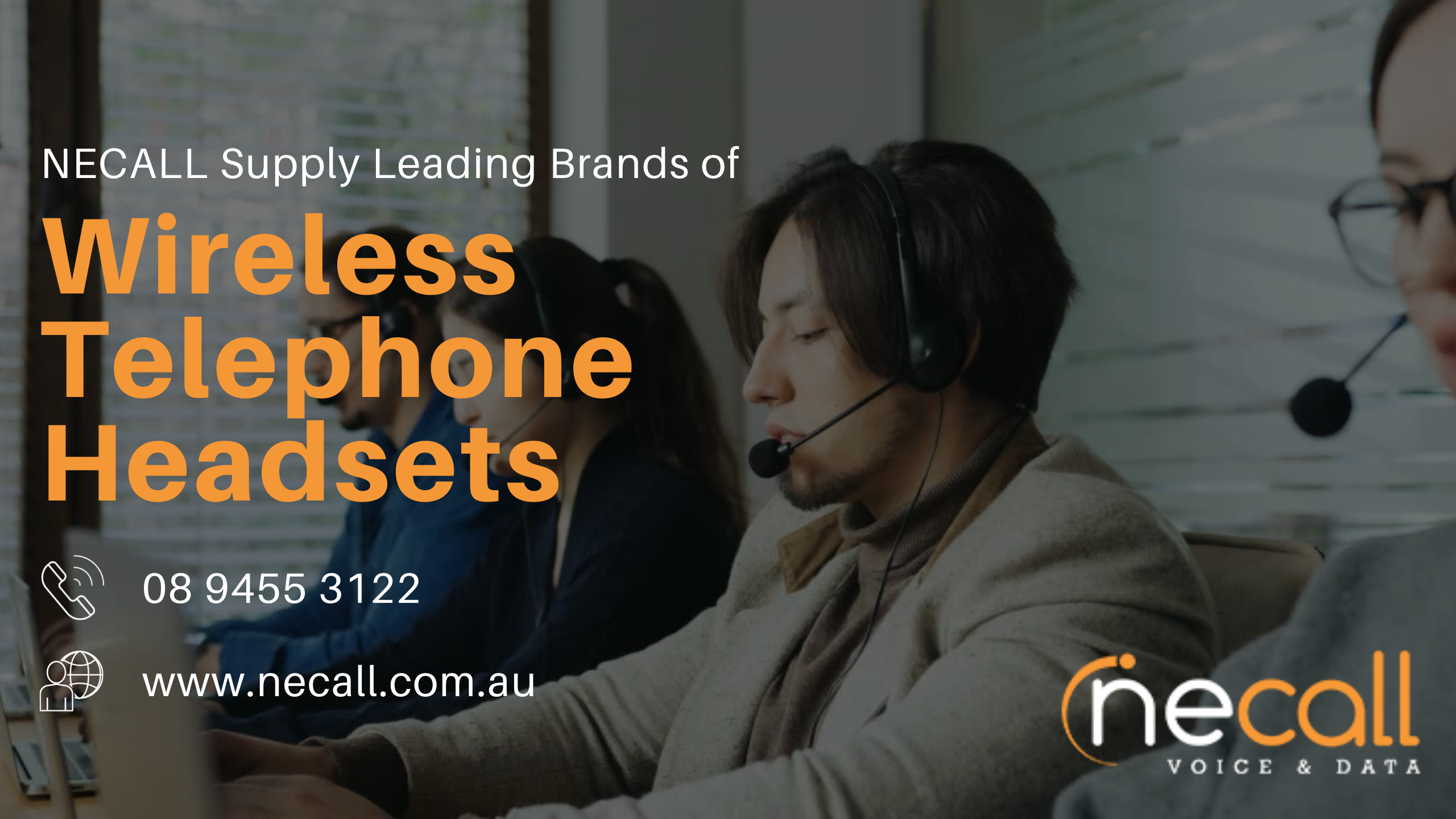 Wireless Telephone Headsets by NECALL