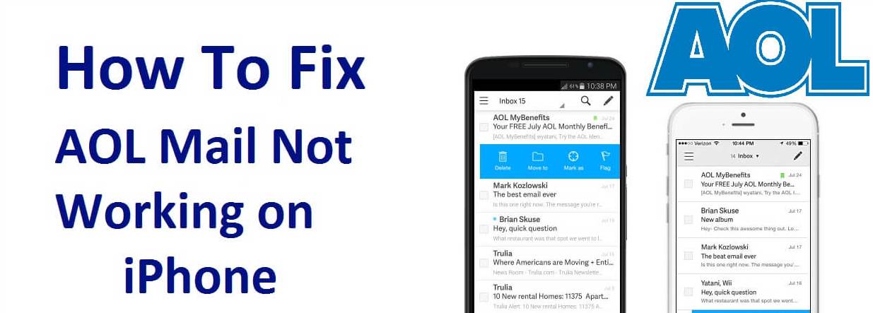 Rectify AOL Mail Not Working on iPhone Issue