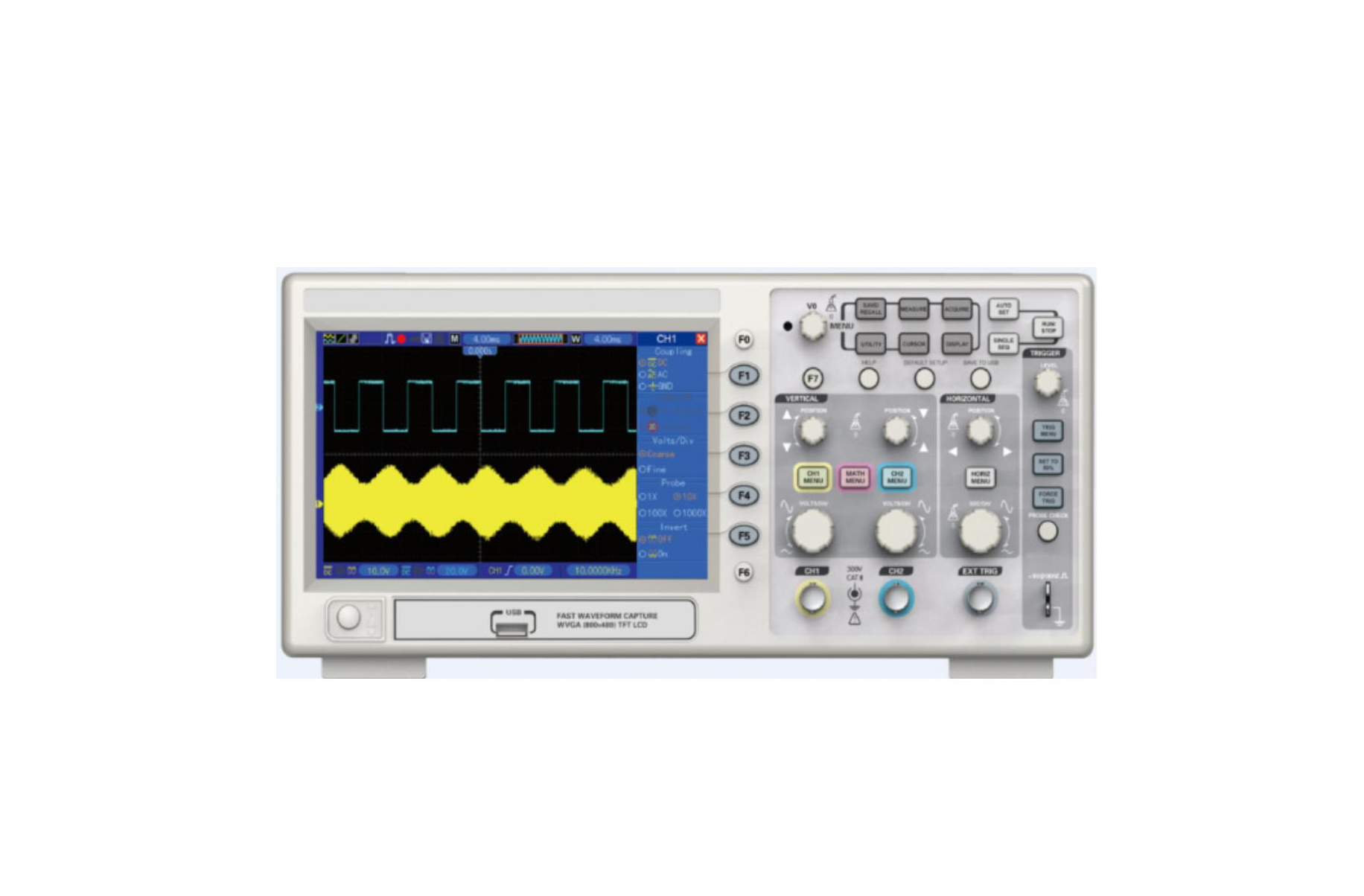 2 CHANNEL DIGITAL STORAGE OSCILLOSCOPES In India