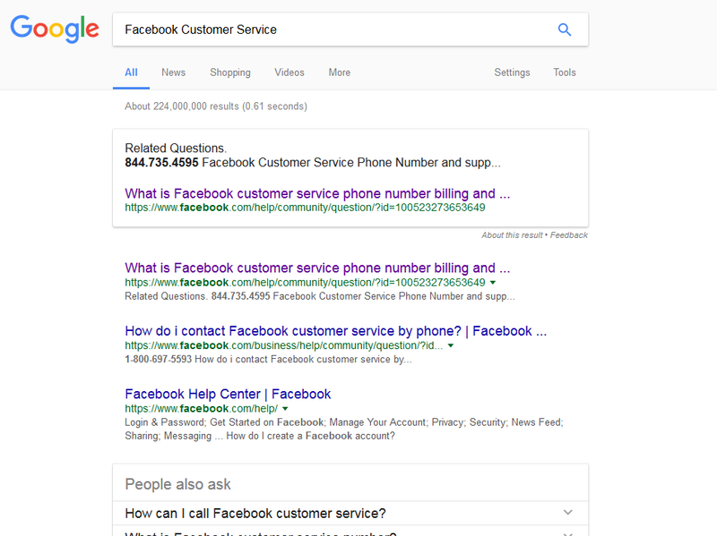 How do I contact Facebook by phone