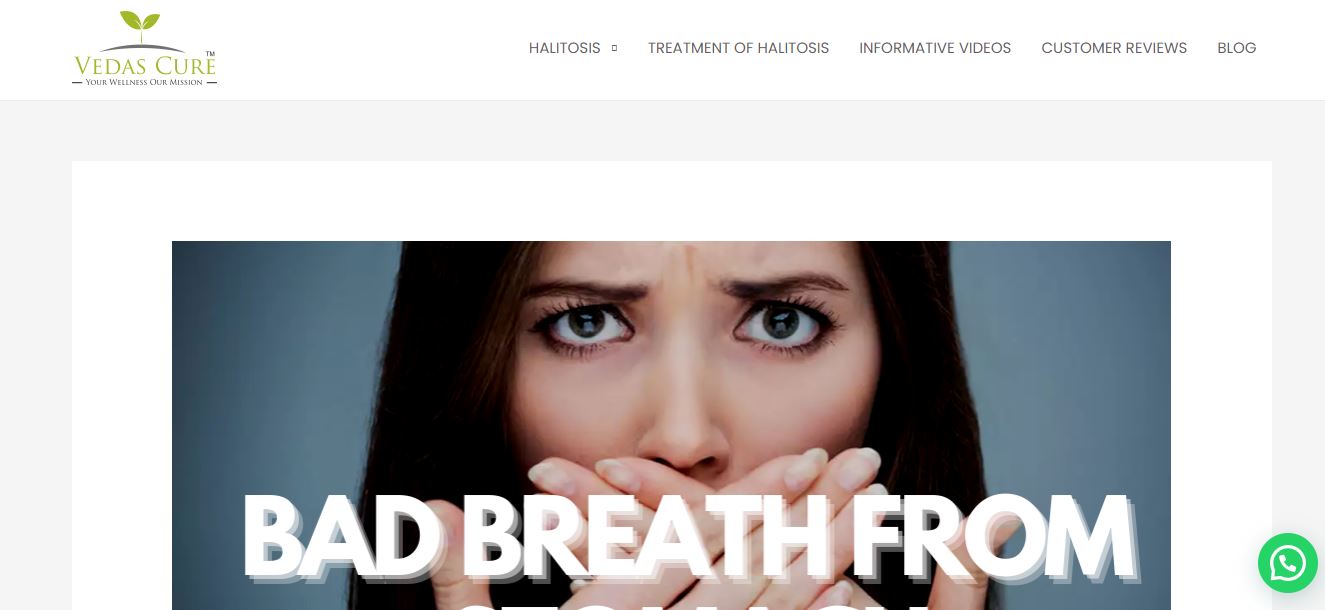 Bad breath from stomach