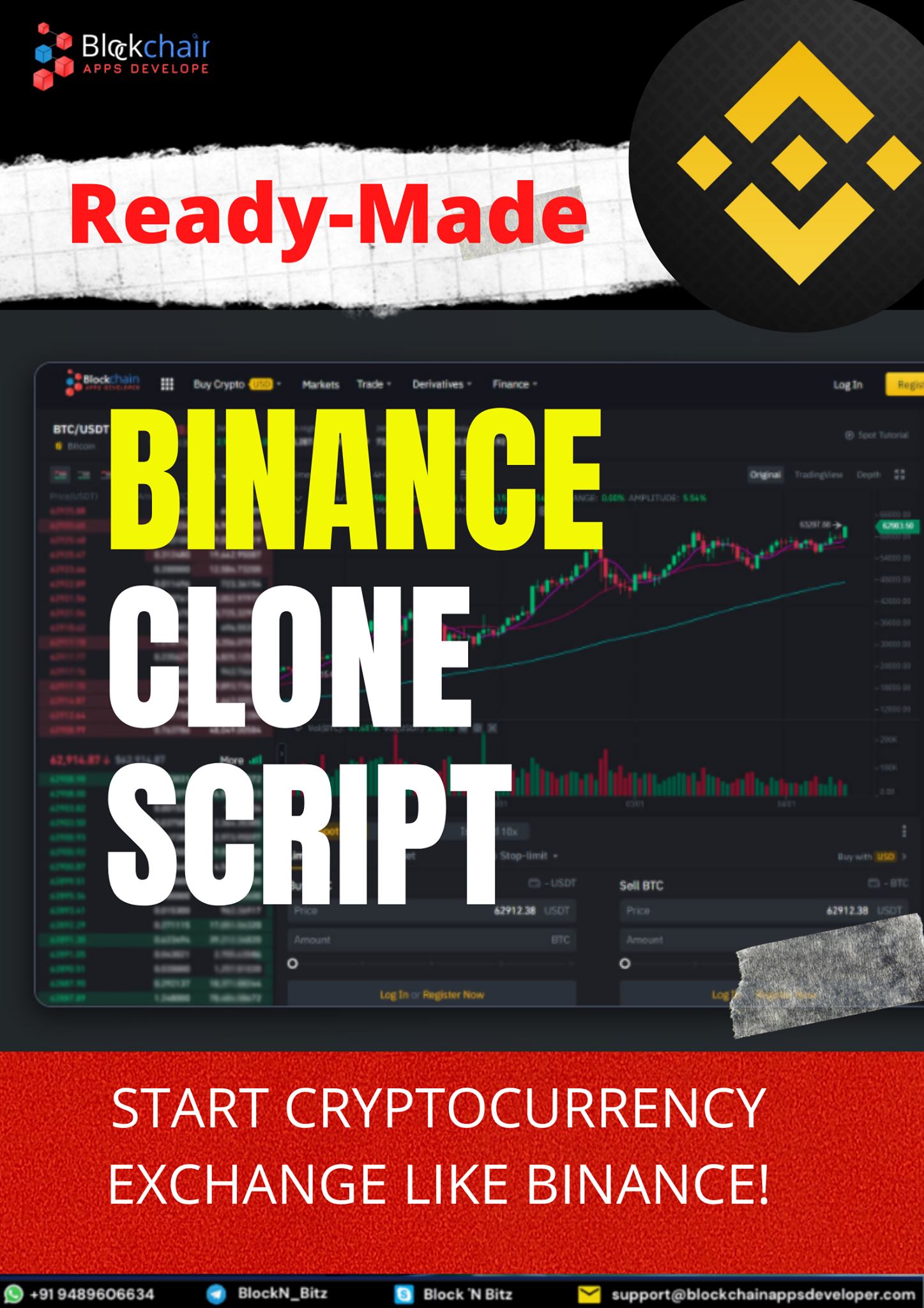 Binance Clone Script - Script your Business towards Success