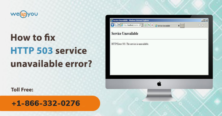 What is HTTP error 503.The service is unavailable?