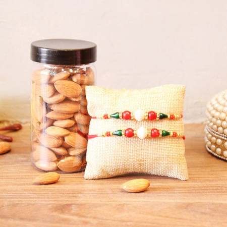 Set of two Rakhi in the most affordable price range