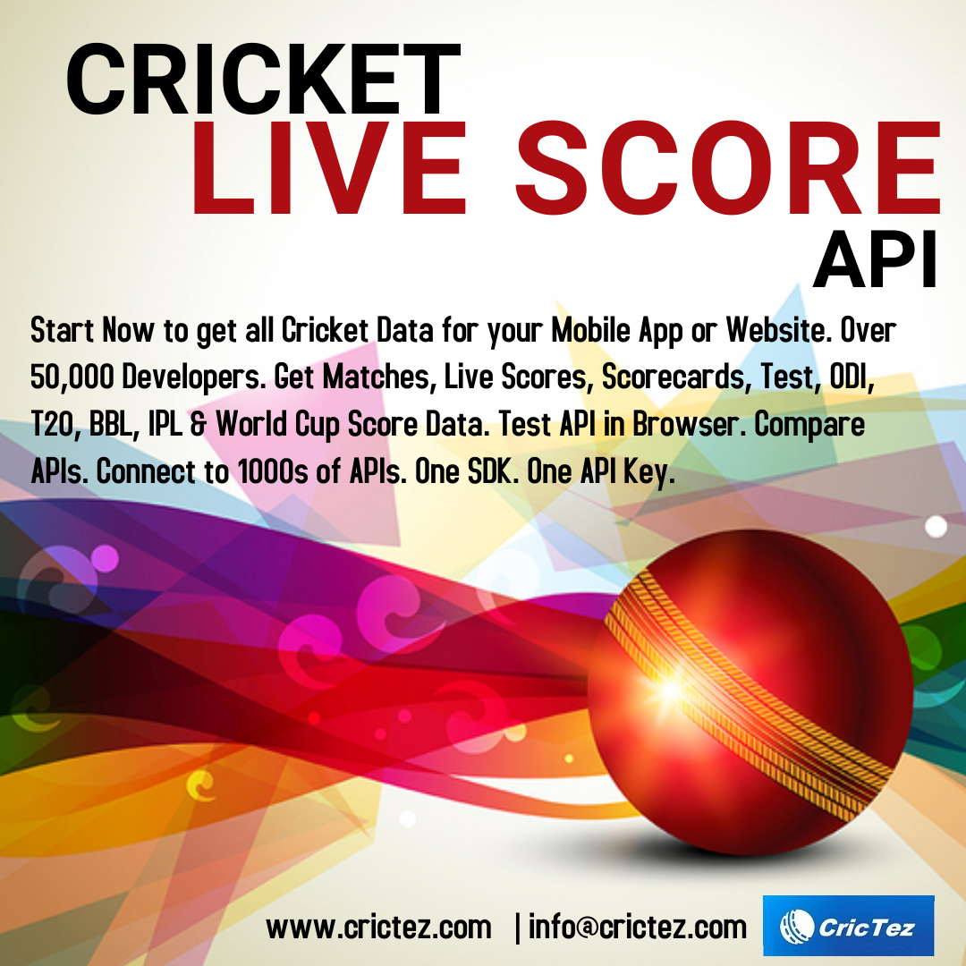 100% Authentic Cricket Data Feed Before Live TV-Crictez.com