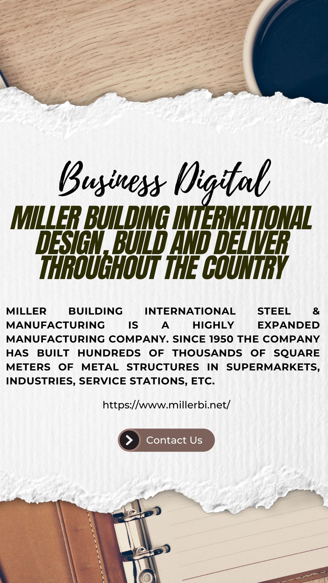 Design, Build and Deliver throughout the Country