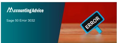 Fixed : Sage Error 3032