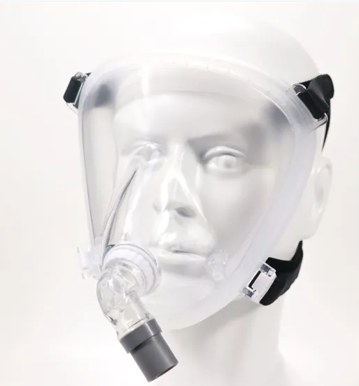 Medical Sleep Apnea NIV Ventilation CPAP Bipap Total Face Mask with Headgear