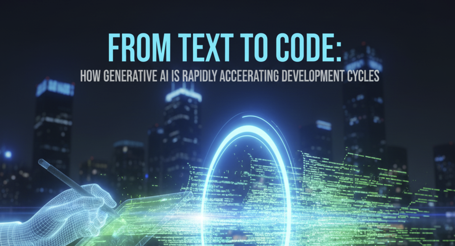 From Text to Code: How Generative AI Is Rapidly Accelerating Development Cycles