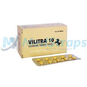 Vilitra 10mg | Vilitra 10 mg Tablets | Reviews, Uses, Side effects