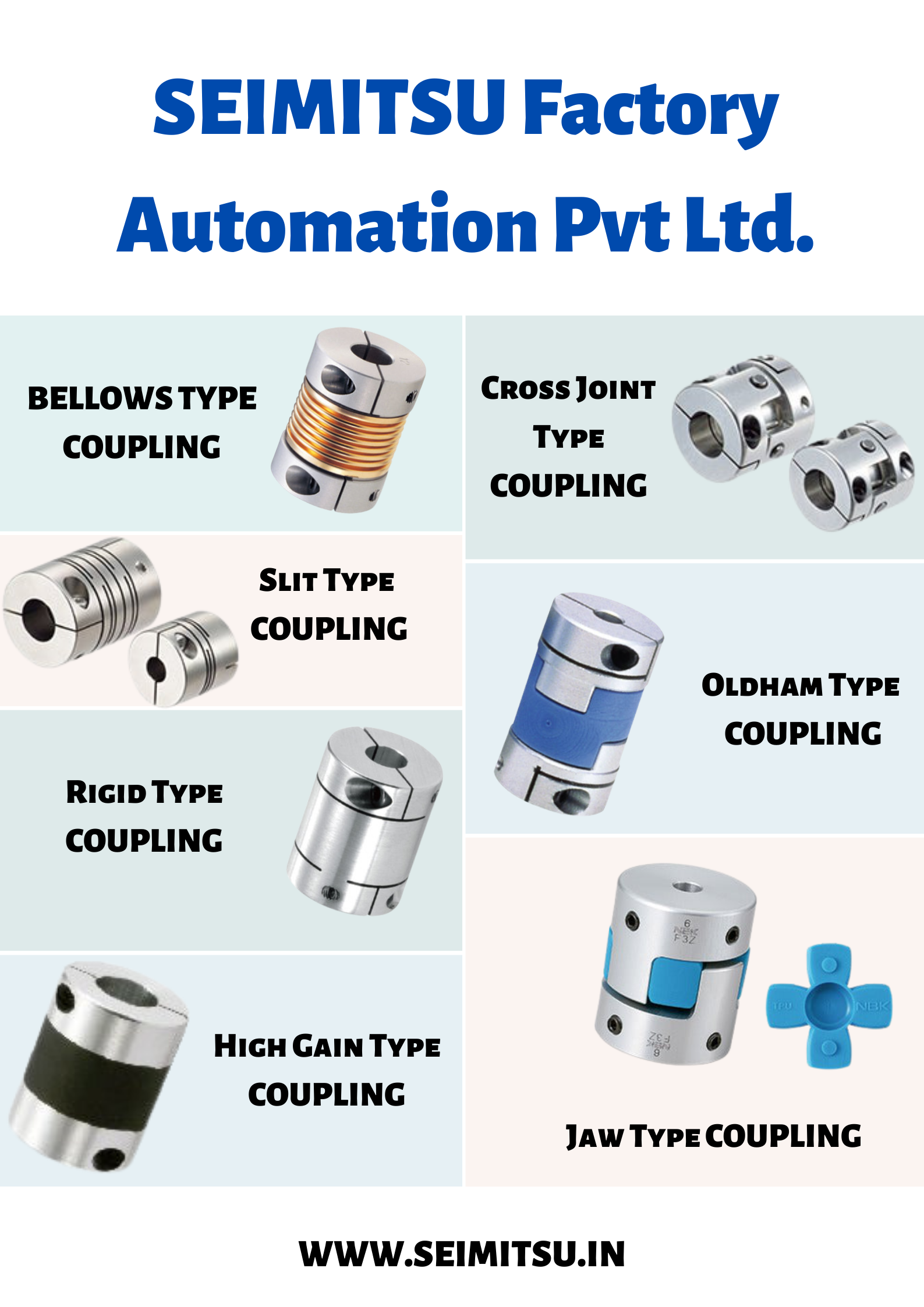 Coupling Supplier | SEIMITSU Factory Automation Pvt Ltd.