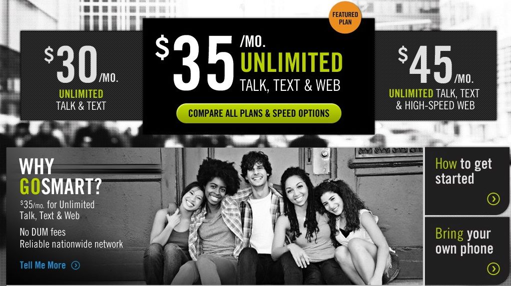 Go Smart Mobile Same Low Prices with Even More Data
