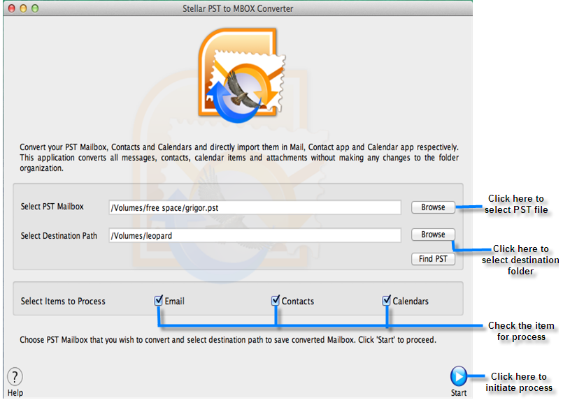 Outlook PST to MBOX Converter