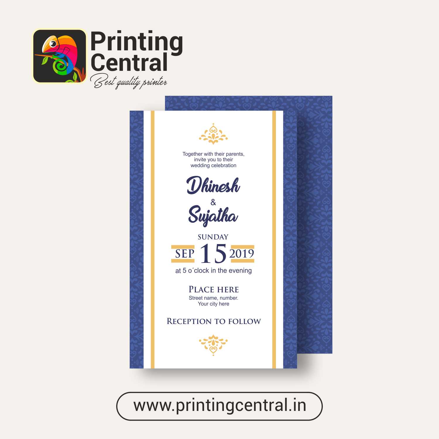 Engagement Invitation card Printing center near me