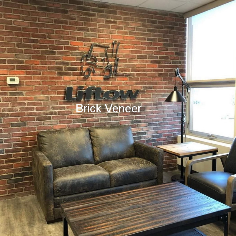 How can stone veneer be used in homes and exteriors?