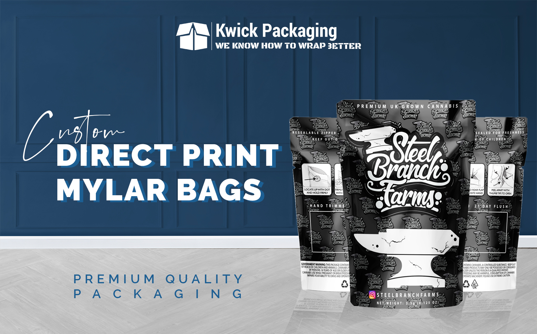 Custom Printed Mylar Bags Wholesale