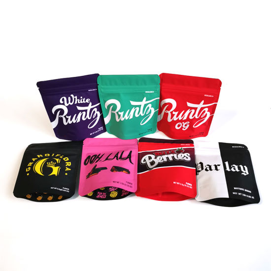 Custom Child Lock Mylar Bags