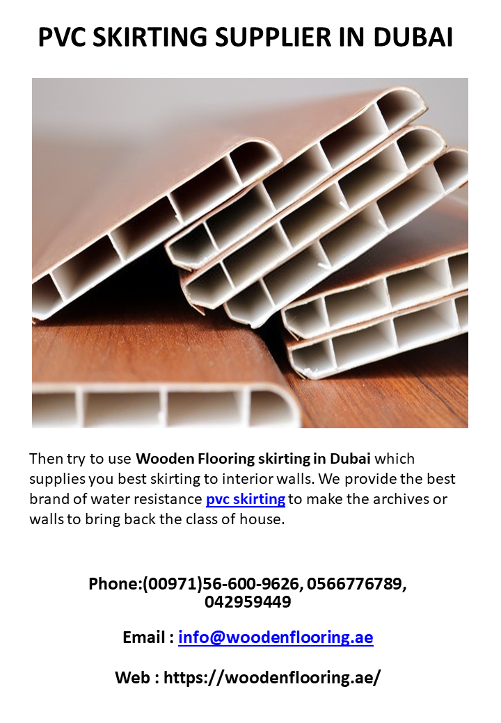 PVC SKIRTING SUPPLIER IN DUBAI