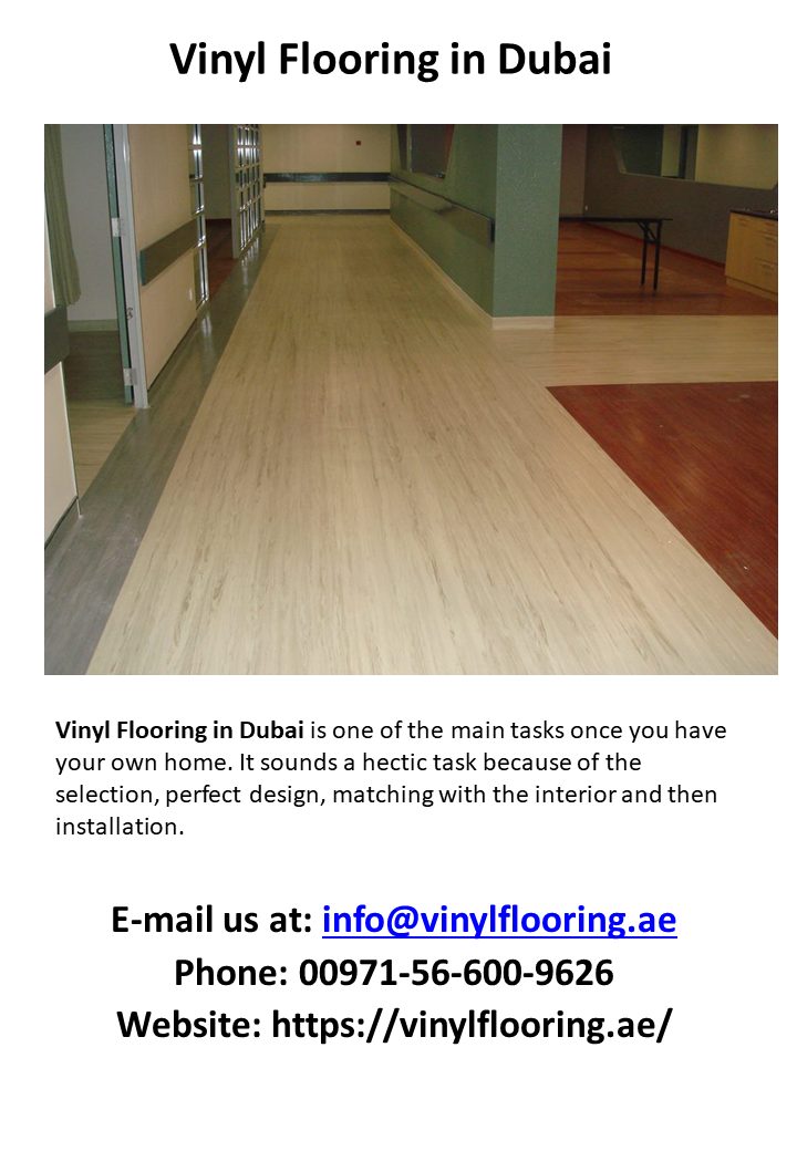 Vinyl Flooring in Dubai