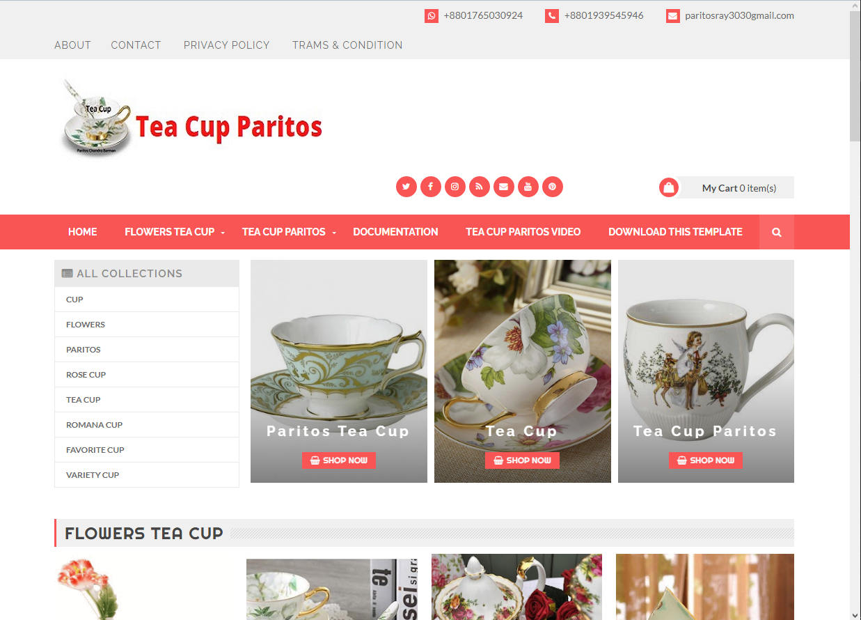 Tea Cup Paritos Chandra Barman