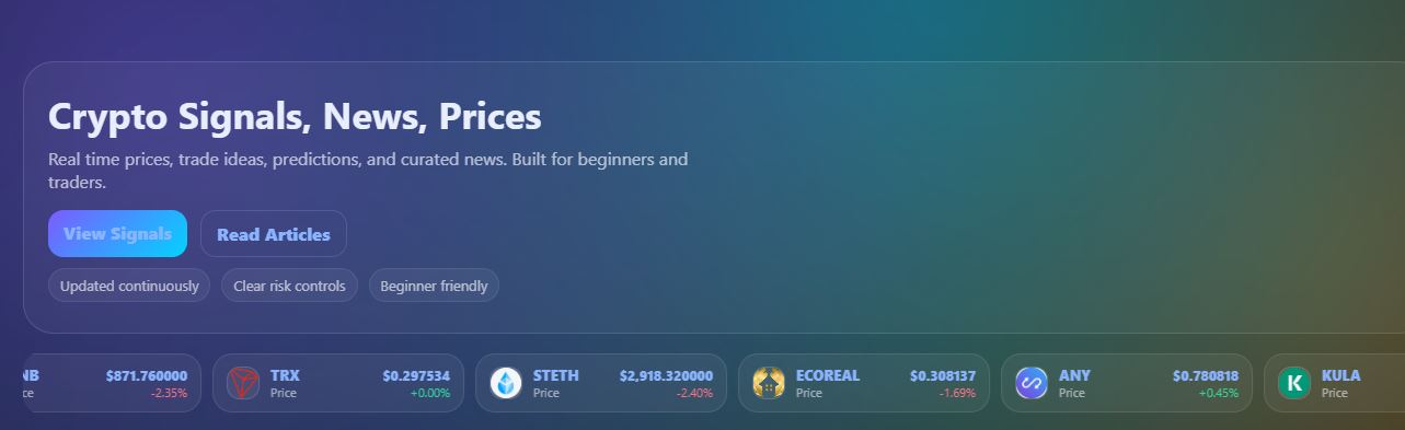 Kryptoca is a clean data-focused crypto intelligence platform