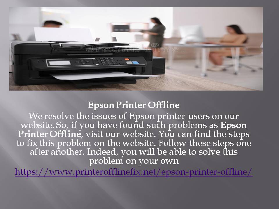 Epson Printer Offline