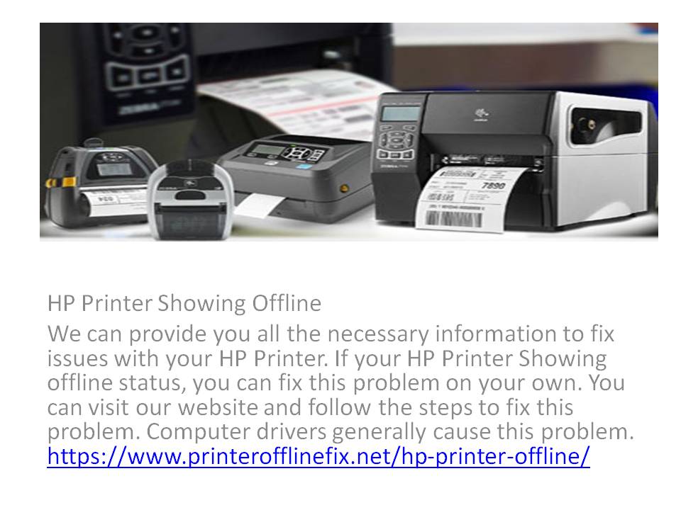 HP Printer Showing Offline