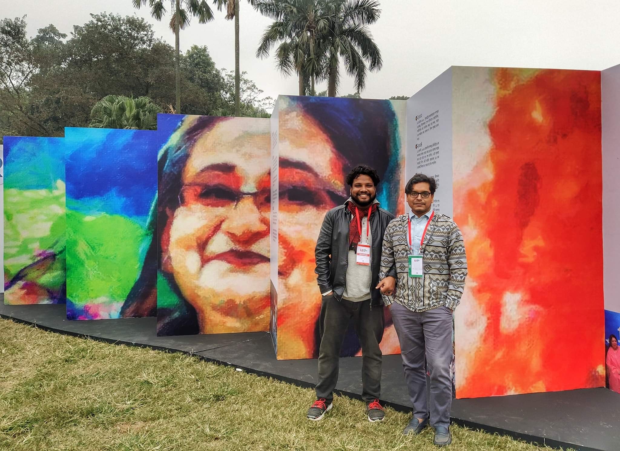 Md Saidul Islam, a talanted Bangladeshi Painter.