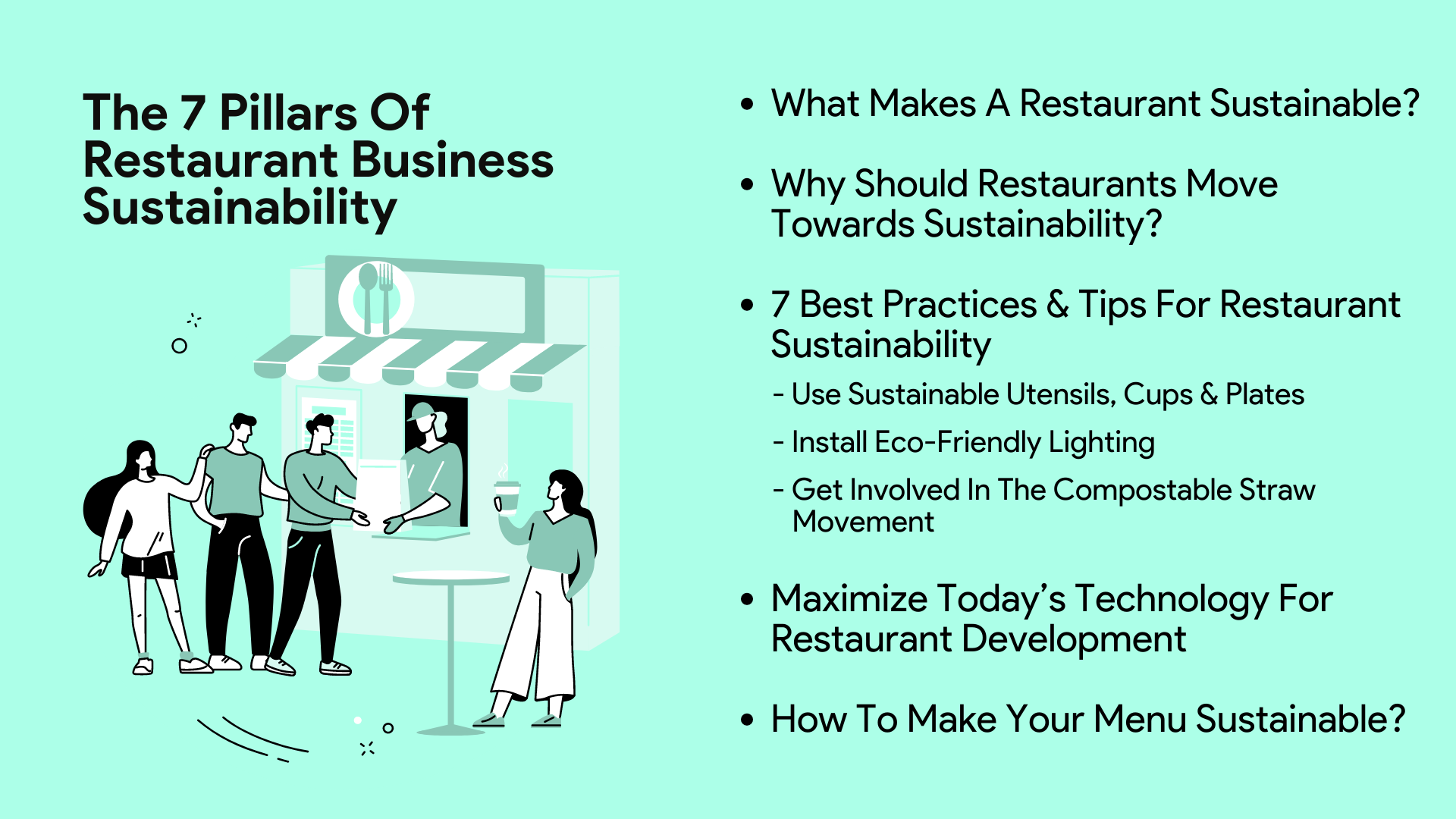 THE 7 PILLARS OF RESTAURANT BUSINESS SUSTAINABILITY
