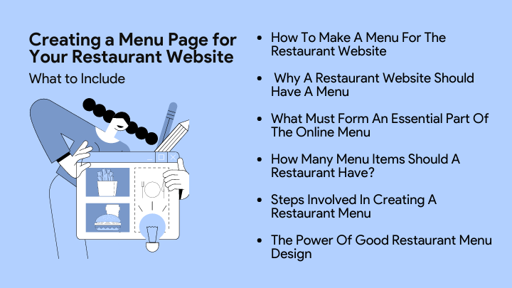 Creating A Menu Page for Your Restaurant Website: What to Include
