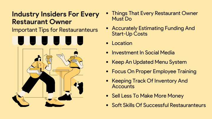 Important Lessons For Every Restaurateur To Learn