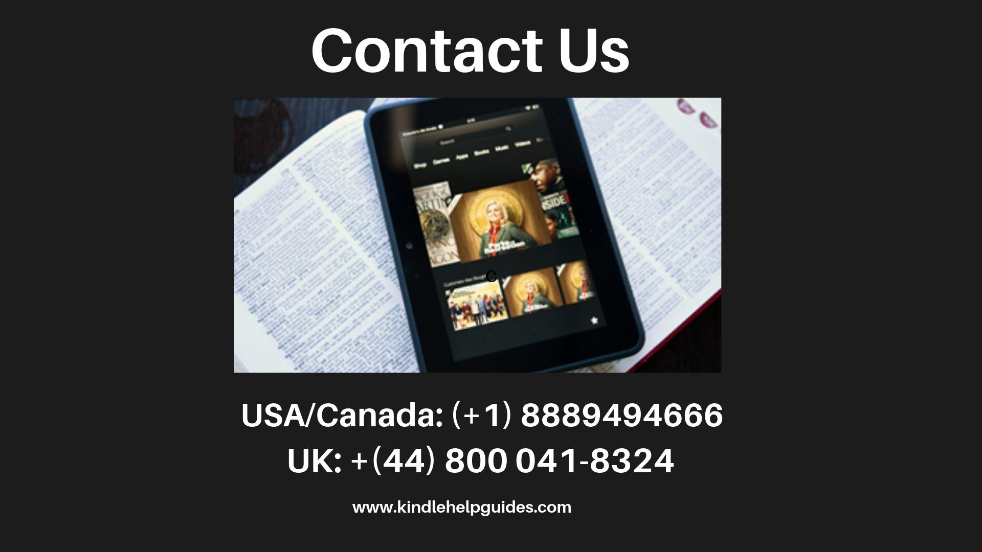 Kindle Helpline +1-888-949-4666 | Fix Kindle Issues