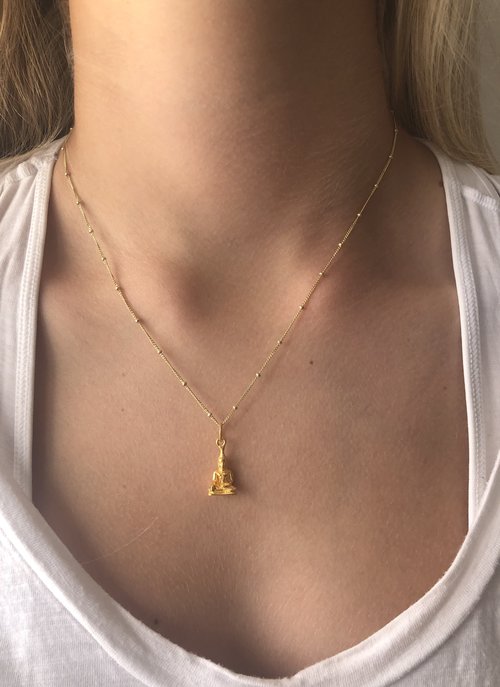 Add Peace And Tranquility To Your Life With Gold Buddhist Necklace!